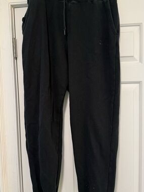Hollister Men's Black Drawstring Jogger Sweatpants